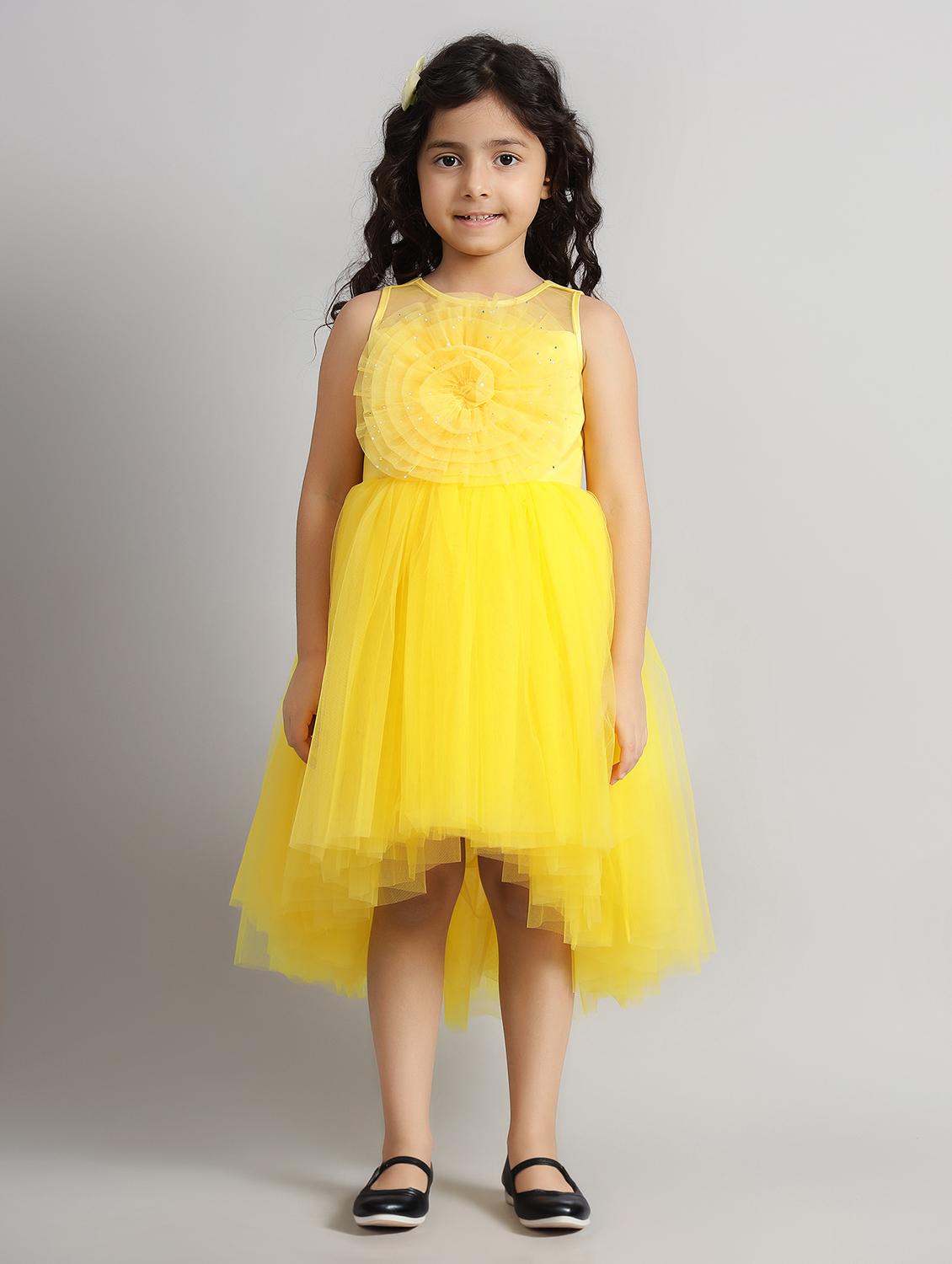 girls embellished sleeveless high low dress - 21961545 - Standard Image - 2