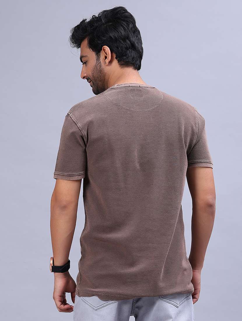 men solid short sleeve regular fit t-shirt - 21961739 -  Standard Image - 2