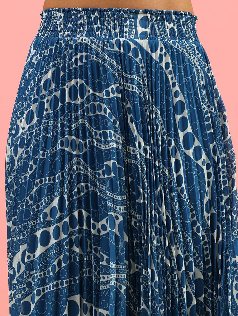 women printed mid rise flared skirt - 21961755 -  Standard Image - 2