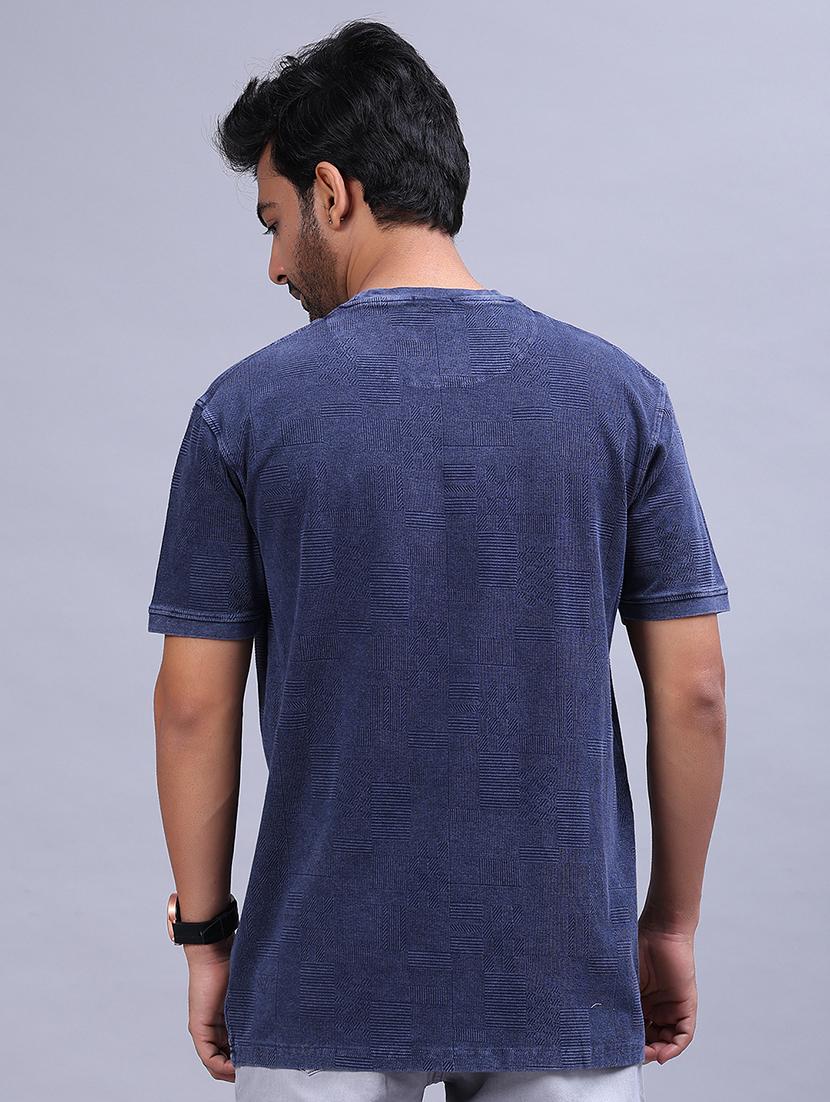 men self design short sleeve regular fit t-shirt - 21961802 - Standard Image - 2
