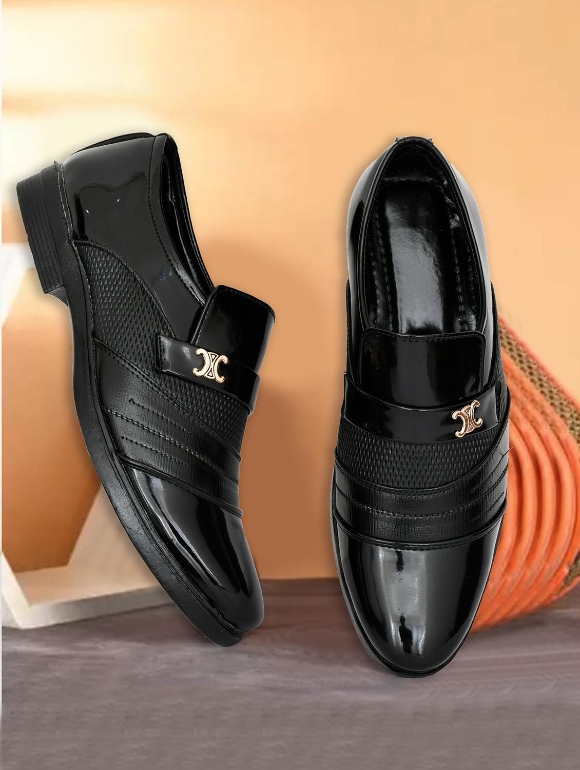 men black slip on shoes - 21961889 - Zoom Image - 0
