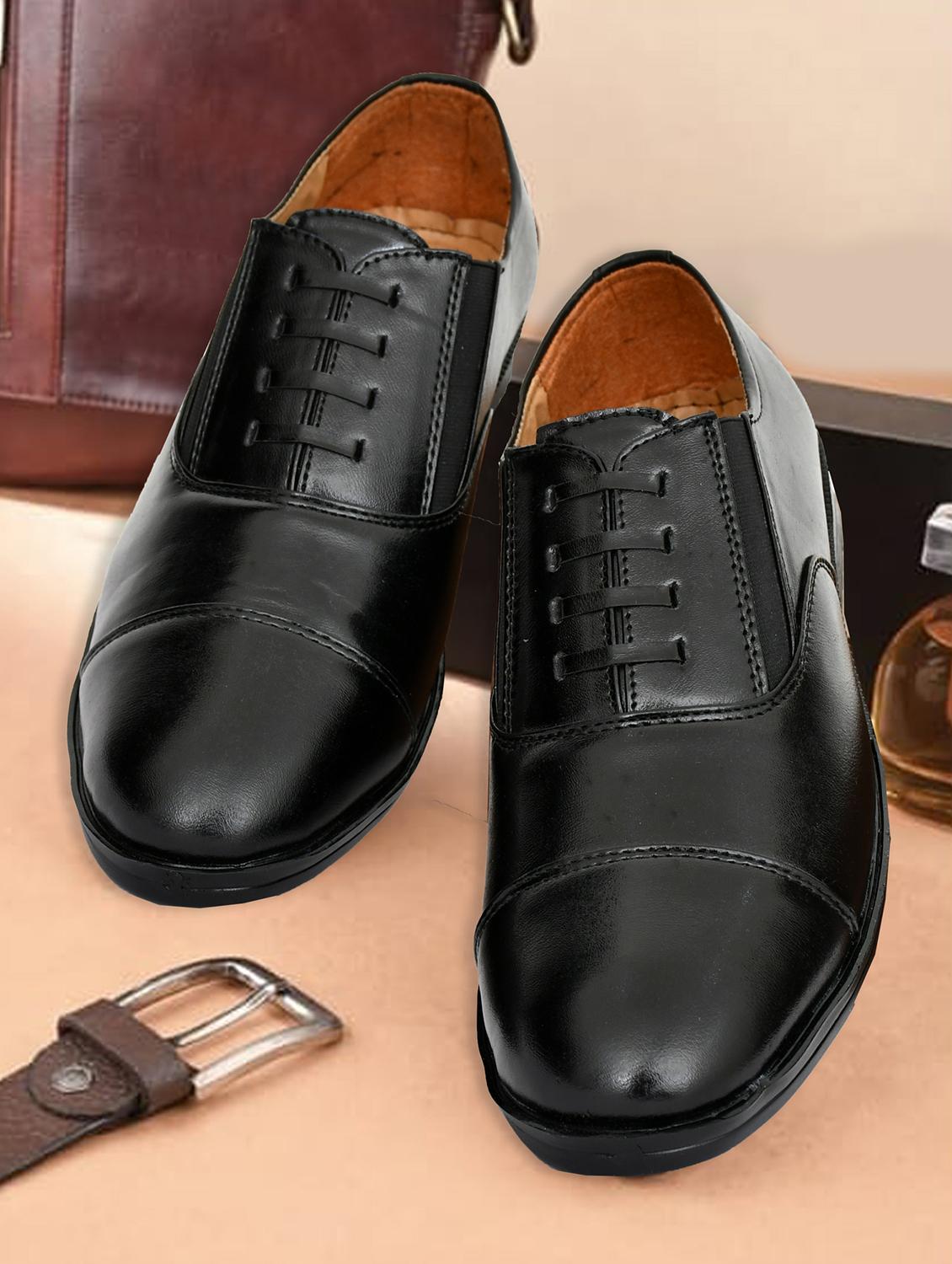 men black lace up oxford - 21961890 -  Zoom Image - 0