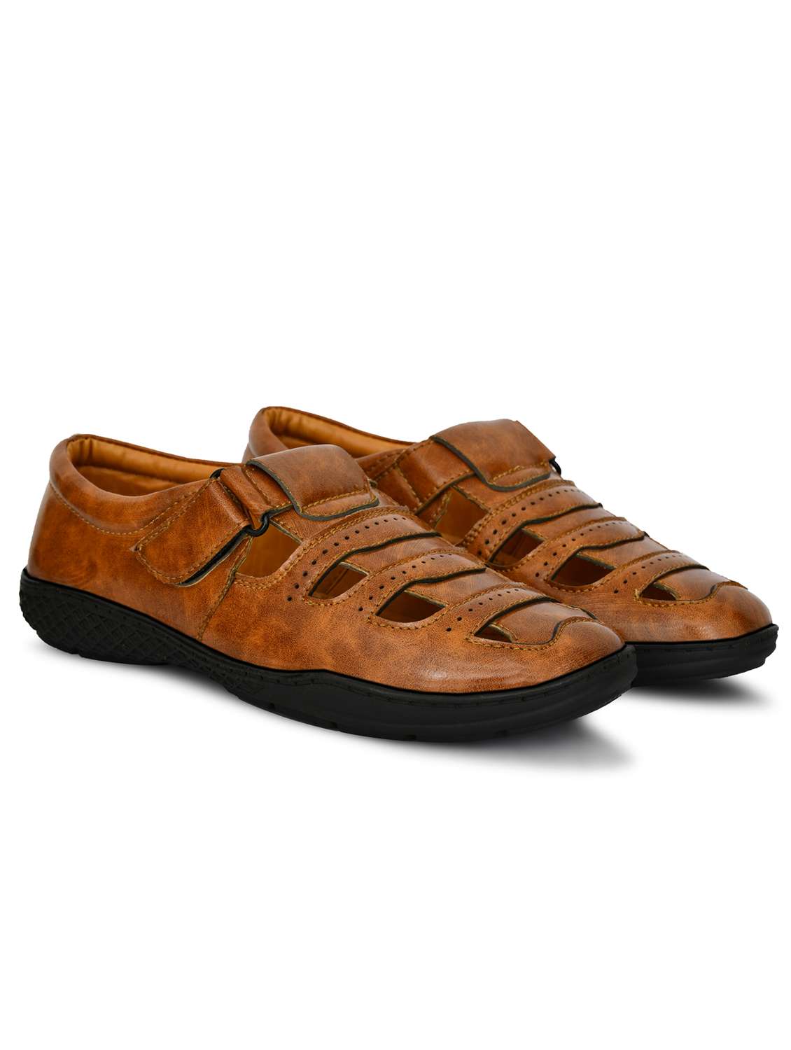 men tan fisherman sandal - 21961893 -  Standard Image - 2