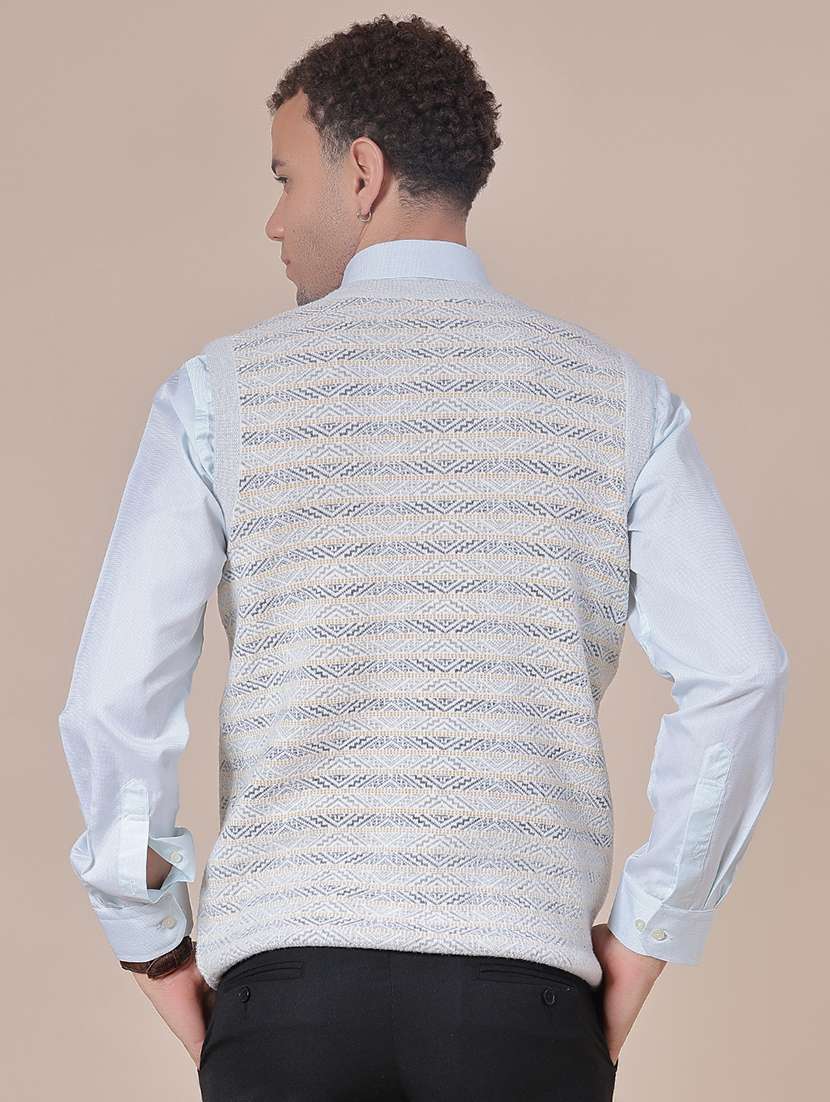 men self design sleeveless regular fit pullover - 21961964 -  Standard Image - 2