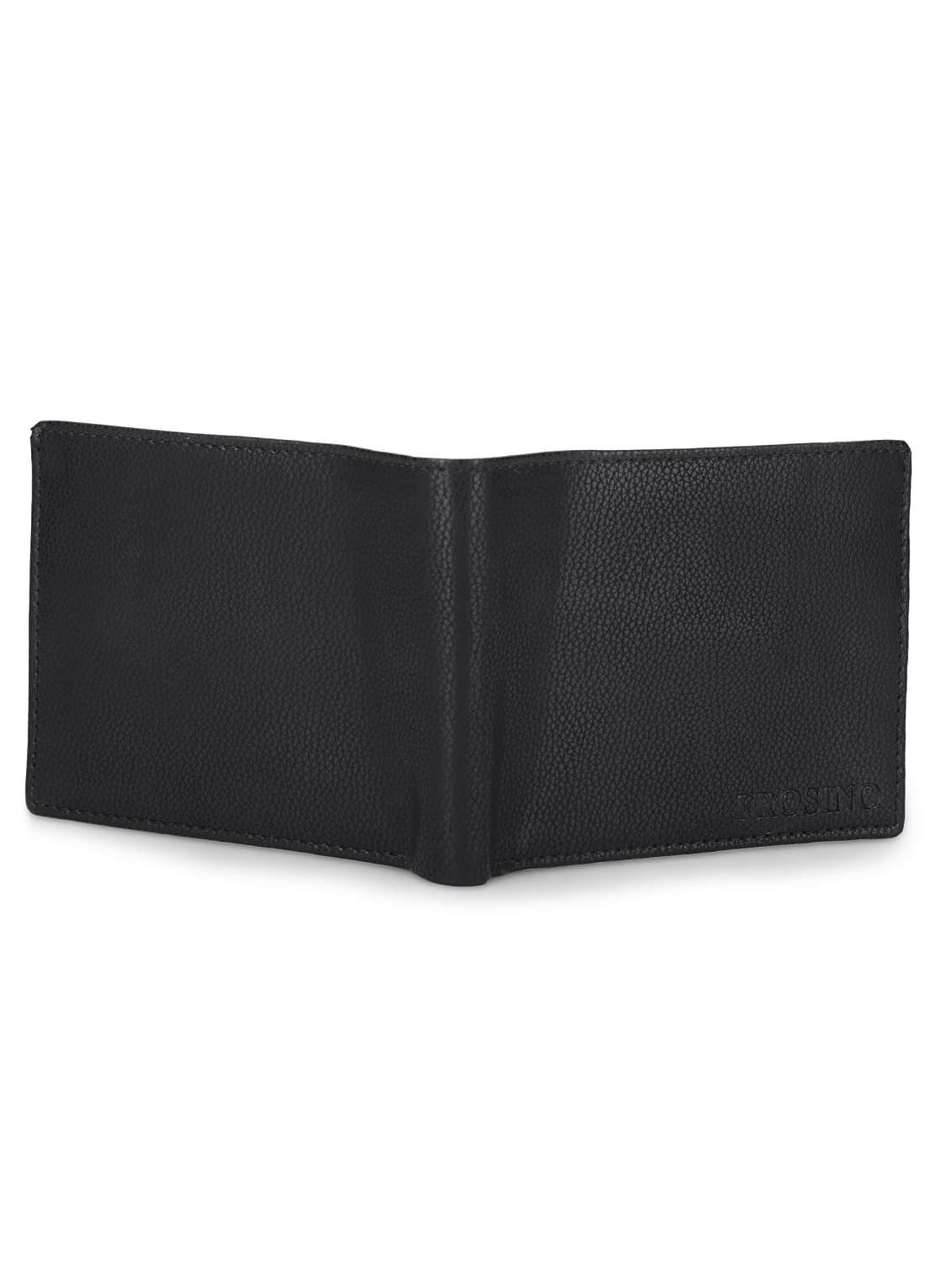 men black solid leatherette wallet - 21962009 - Standard Image - 2