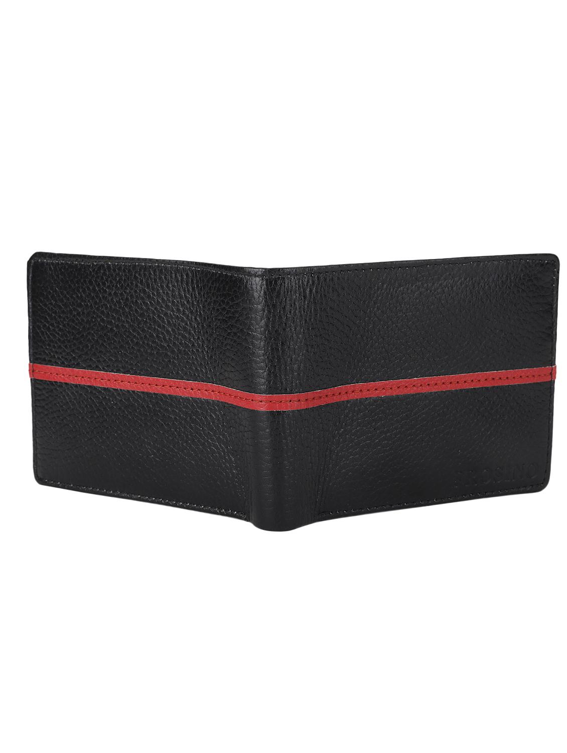 men black striped leatherette wallet - 21962013 - Standard Image - 2