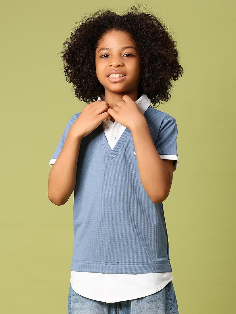 boys solid short sleeve regular fit polo t-shirt - 21962144 - Standard Image - 2