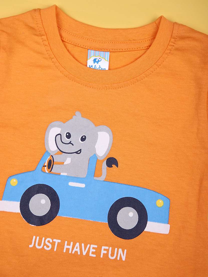 boys pack of 5 printed short sleeve regular fit t-shirt - 21962156 -  Standard Image - 2