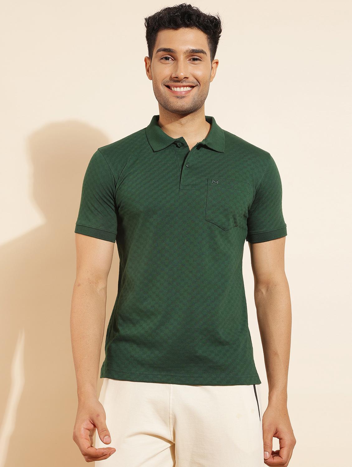 men solid short sleeve slim fit polo t-shirt - 21962368 -  Zoom Image - 0