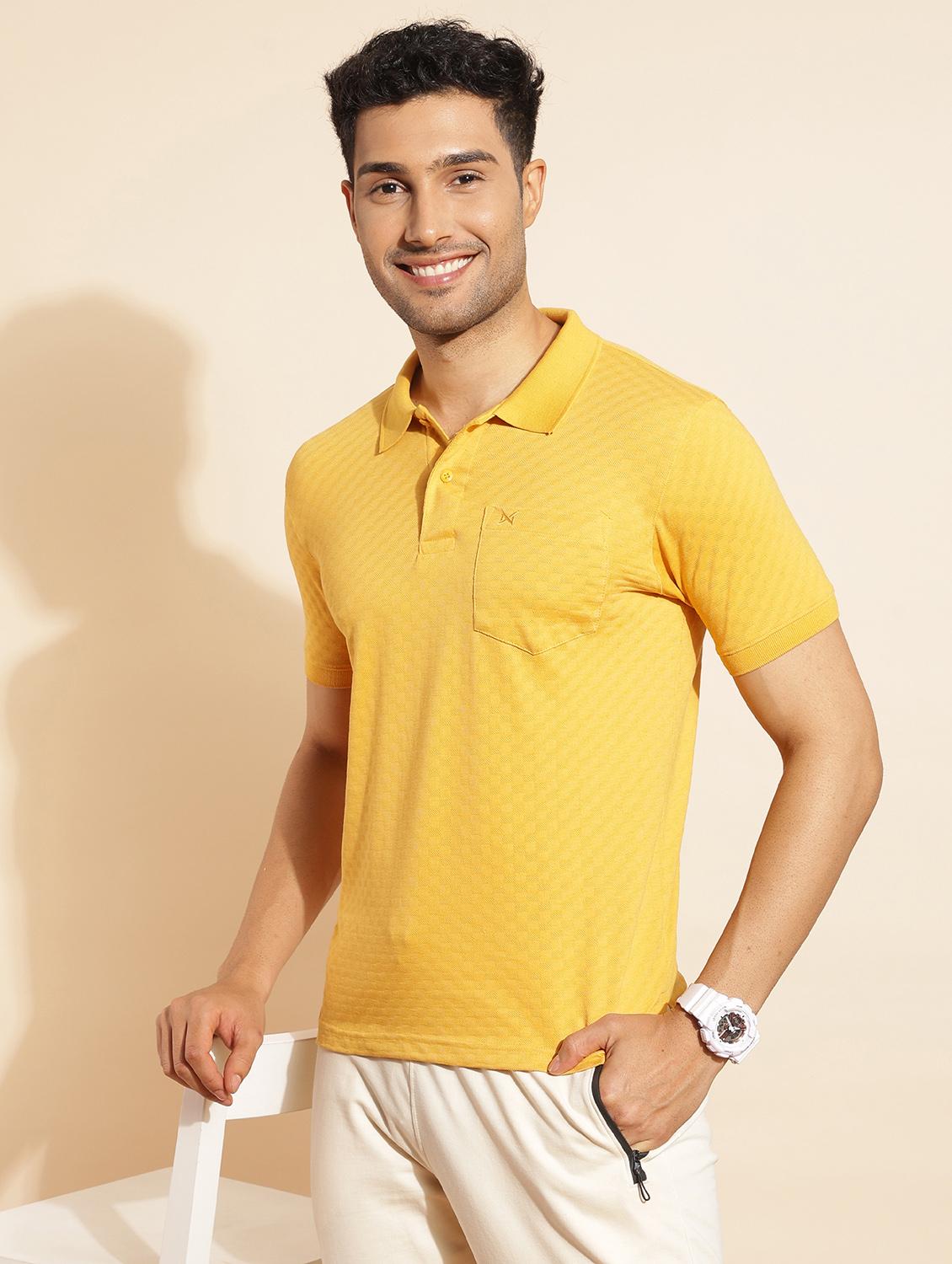 men solid short sleeve slim fit polo t-shirt - 21962370 - Standard Image - 2