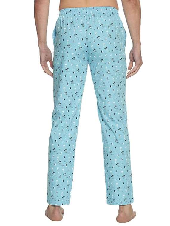 men printed mid rise loungewear pyjama - 21962387 -  Standard Image - 2