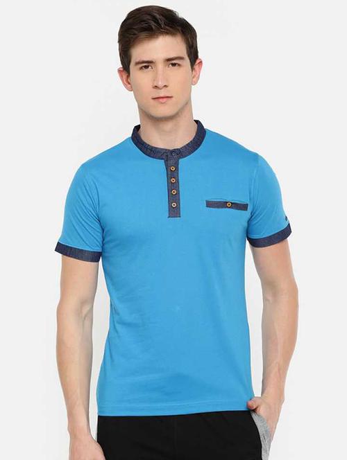 men solid short sleeve regular fit t-shirt - 21962421 - Standard Image - 0