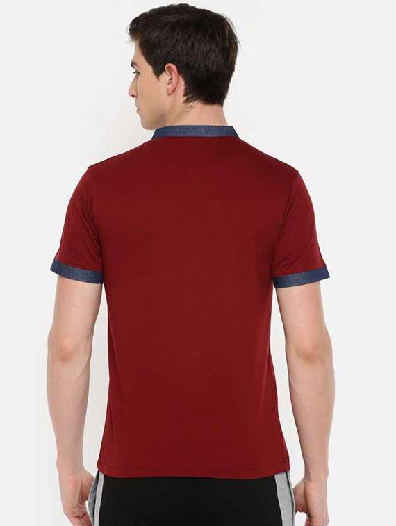 men solid short sleeve regular fit t-shirt - 21962422 -  Standard Image - 2