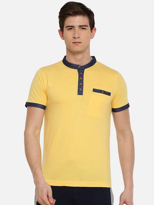 men solid short sleeve regular fit t-shirt - 21962424 - Standard Image - 0