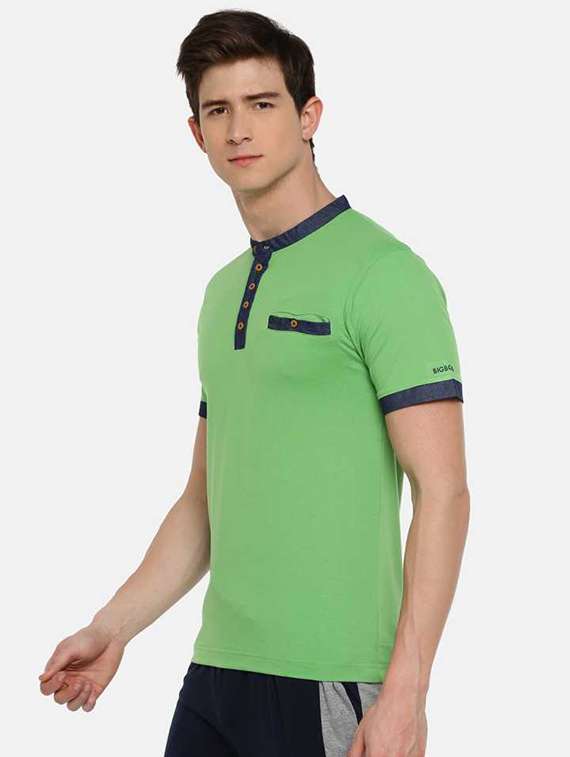 men pack of 5 solid short sleeve slim fit t-shirt - 21962428 -  Standard Image - 2