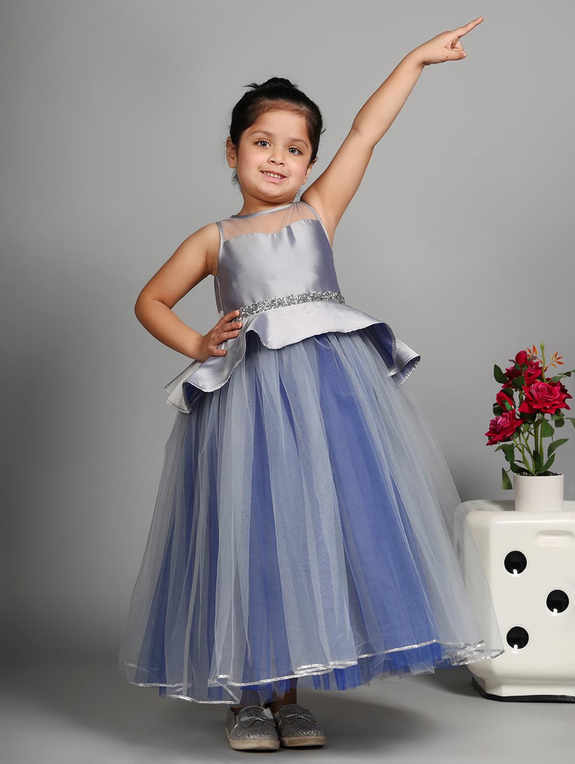 girls embellished sleeveless fit & flare dress - 21962512 - Standard Image - 2