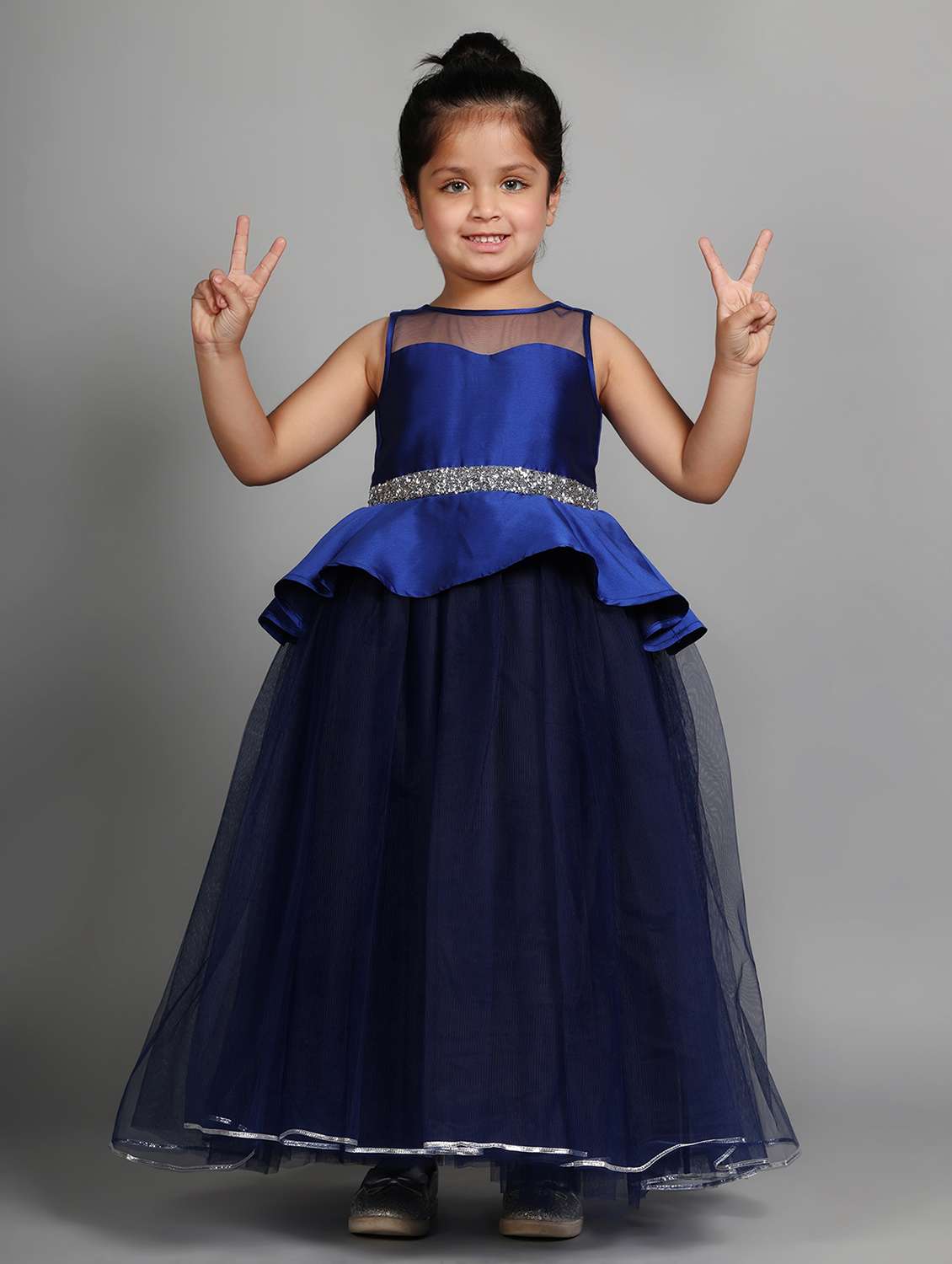 girls embellished sleeveless fit & flare dress - 21962514 -  Standard Image - 2