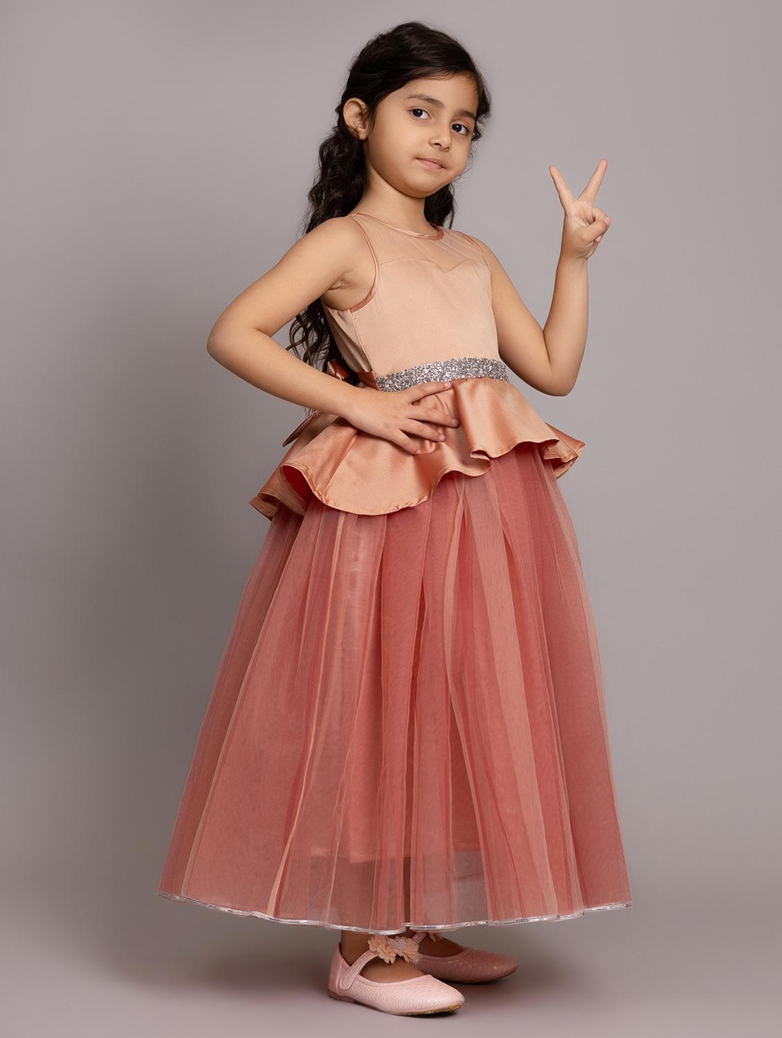 girls embellished sleeveless fit & flare dress - 21962521 - Standard Image - 2