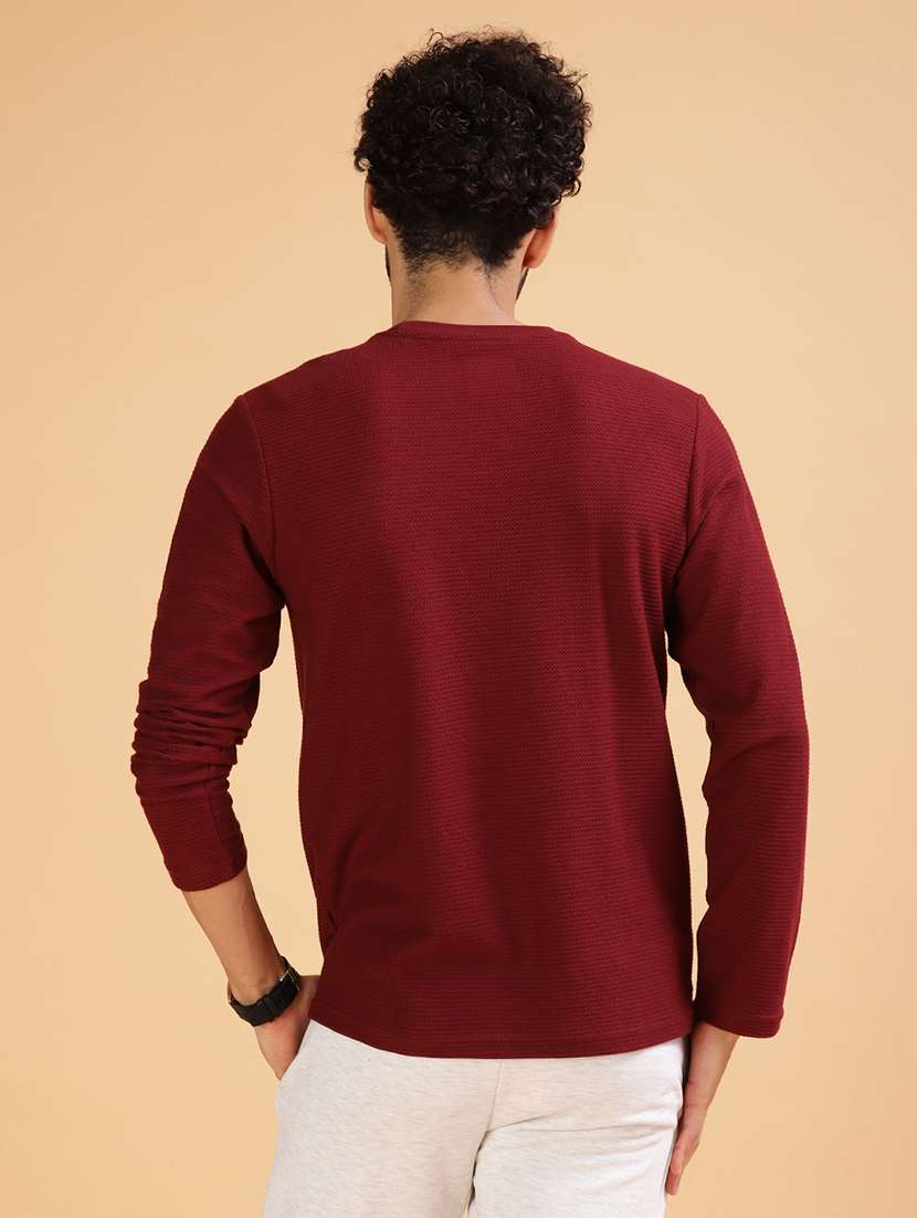 men solid long sleeve regular fit t-shirt - 21962709 -  Standard Image - 2