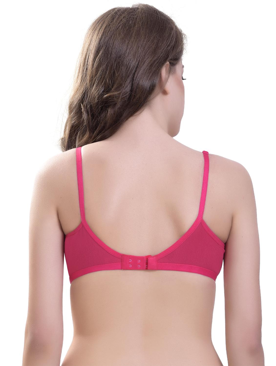 women pack of 3 color blocked non padded t-shirt bra - 21962914 - Standard Image - 2