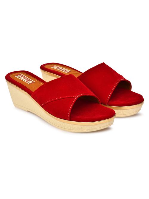 womne solid slip on wedge - 21962931 - Standard Image - 0