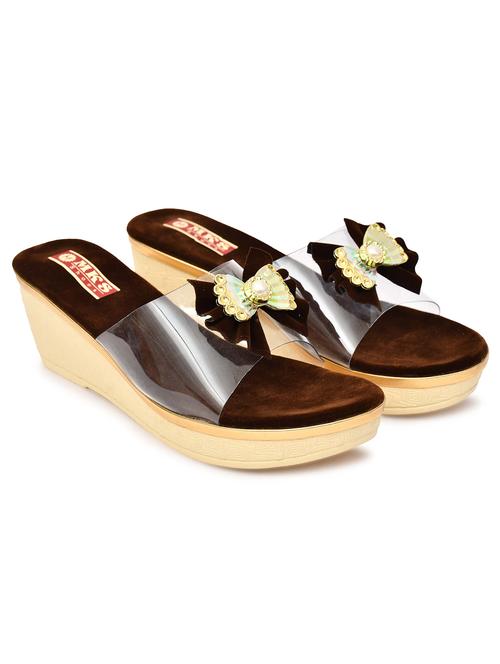 women solid slip on wedges - 21962939 -  Standard Image - 0