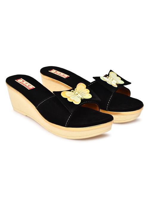 women solid slip on wedges - 21962943 - Standard Image - 0