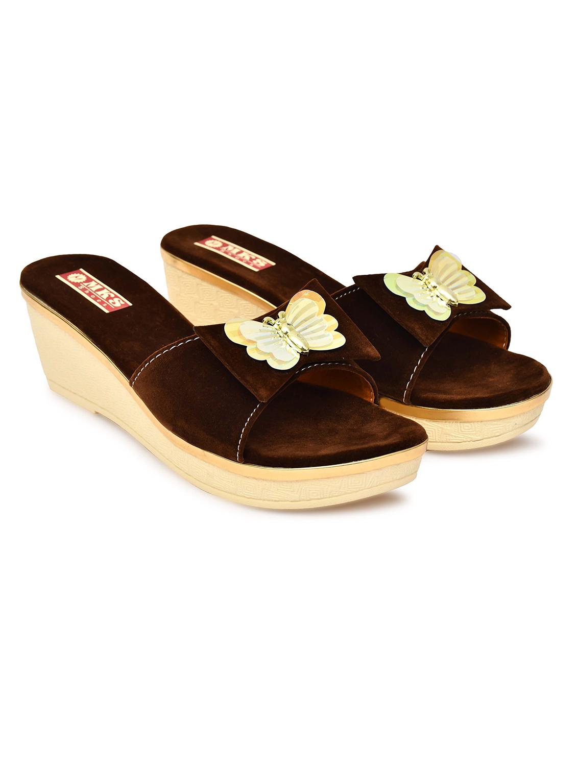 women solid slip on wedges - 21962944 - Zoom Image - 0