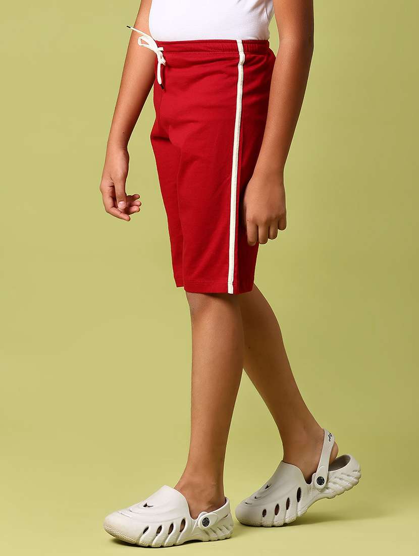 boys solid mid rise regular fit shorts  - 21963057 -  Standard Image - 2