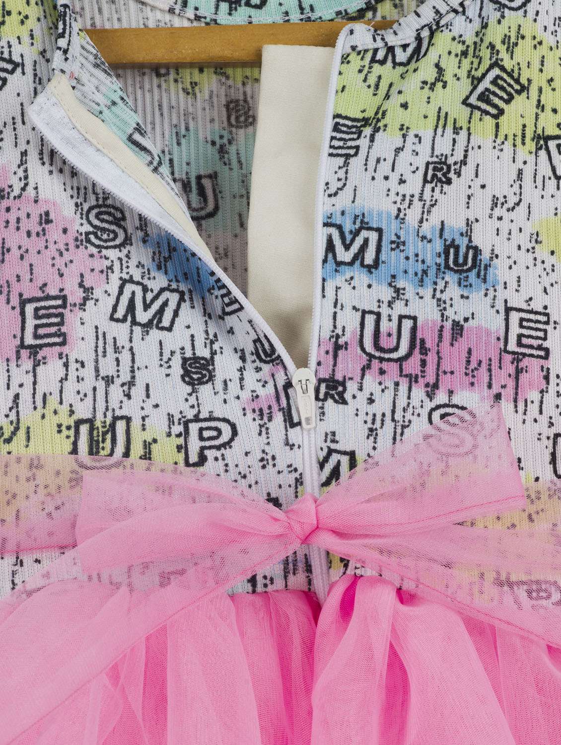 girls printed short sleeve fit & flare dress - 21963191 -  Standard Image - 2