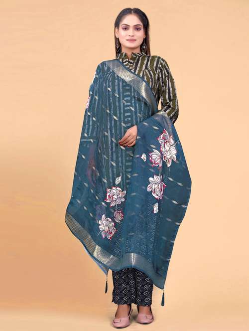 women printed casual wear dupatta - 21963405 -  Standard Image - 0