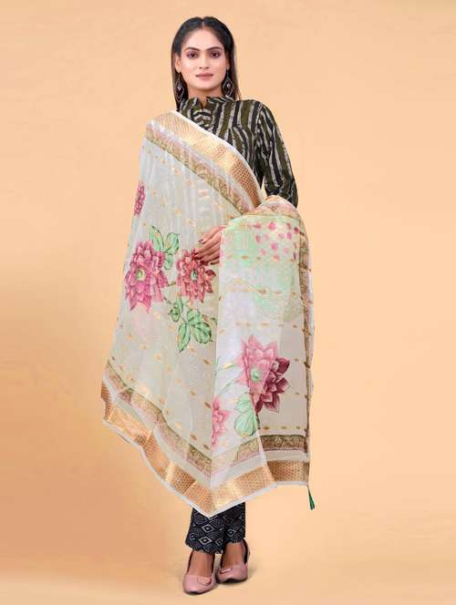 women printed casual wear dupatta - 21963406 - Standard Image - 0