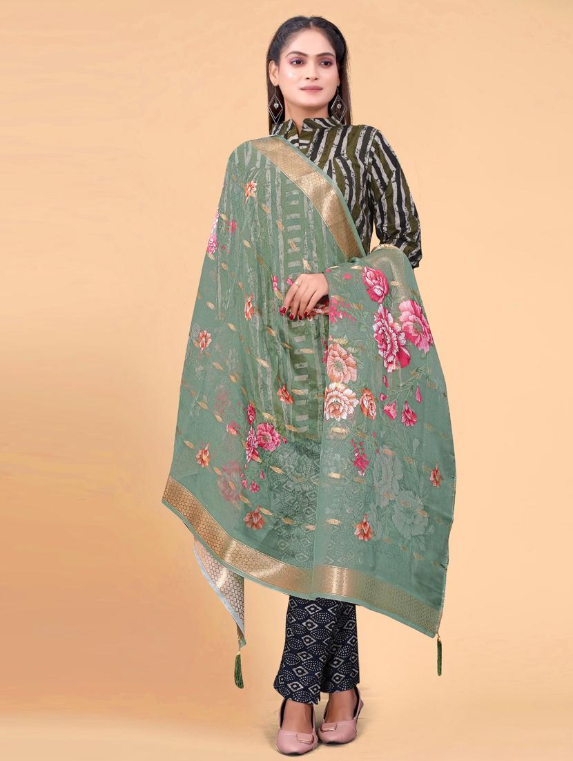 women printed casual wear dupatta