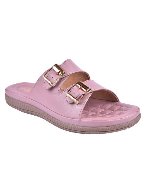 women lavender slip on flat sandal - 21963506 - Standard Image - 0
