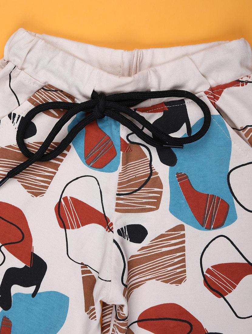 kids prinred mid rise regular fit short - 21963924 - Standard Image - 2
