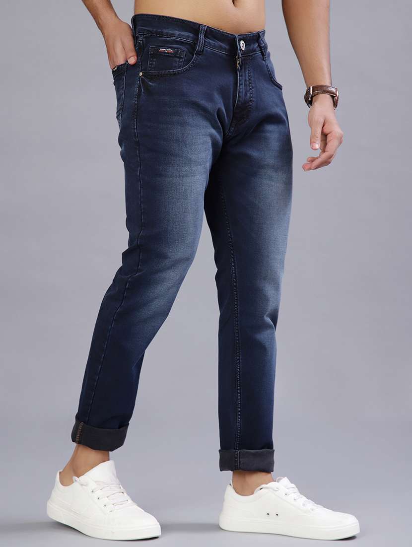 men washed mid rise full length jeans - 21964206 -  Standard Image - 2