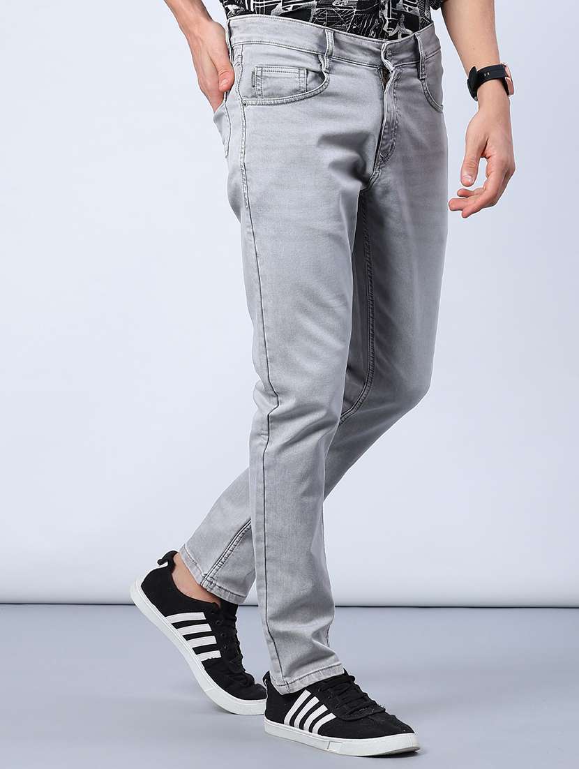 Men Washed Mid Rise Full Length Jeans - 21964222 -  Standard Image - 2