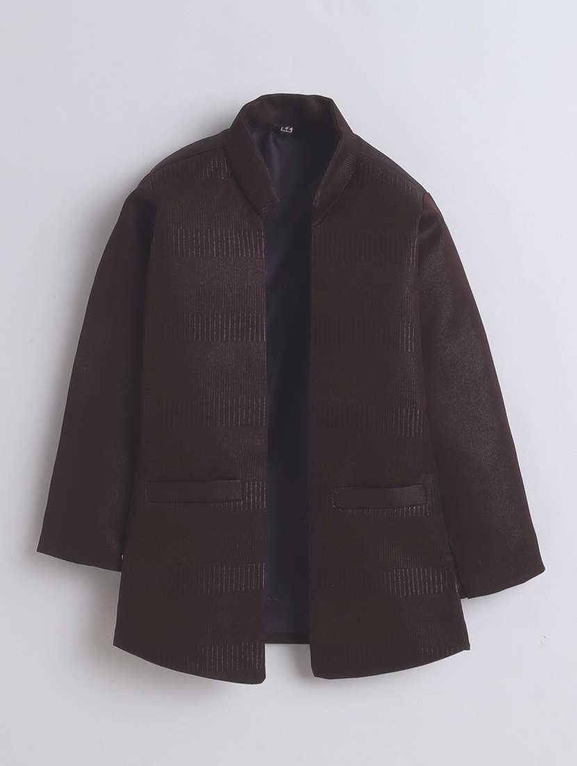 burgundy cotton blend full length sets twin & dungree - 21964309 -  Standard Image - 2