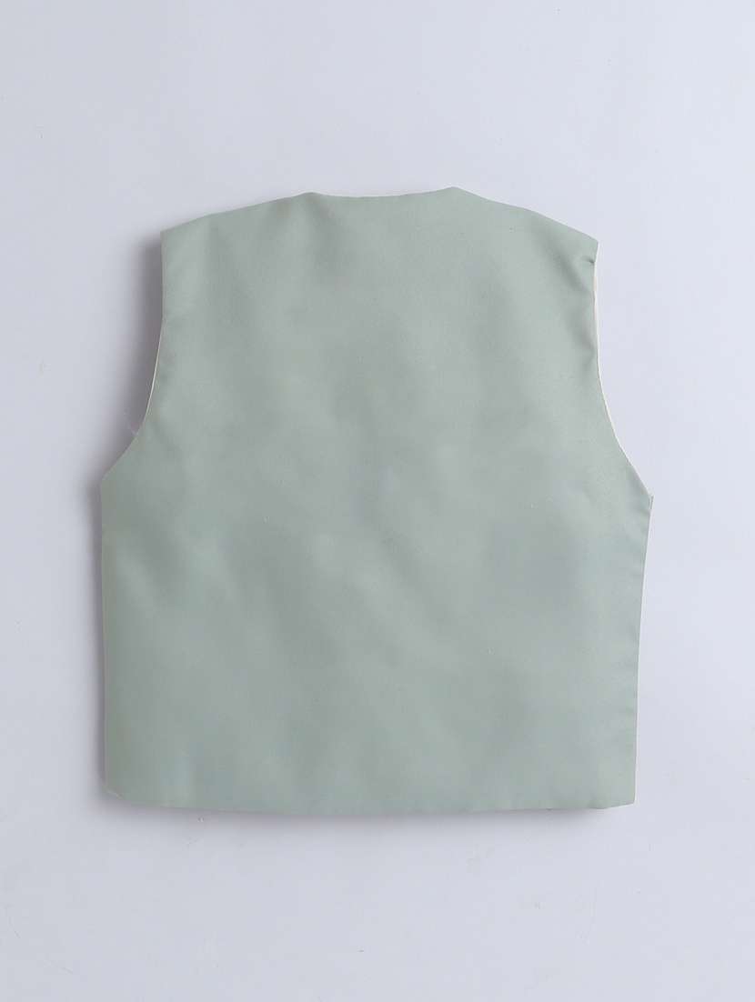 boys solid waistcoat and trouser set - 21964349 -  Standard Image - 2
