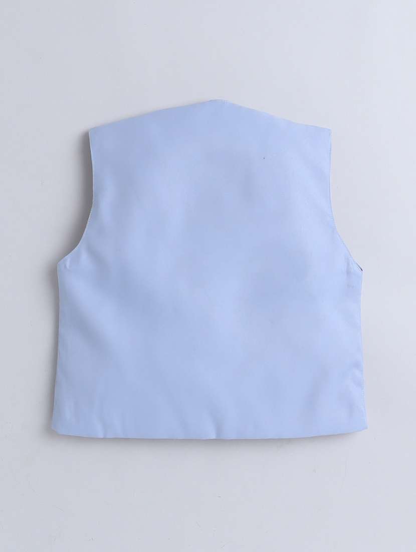boys solid waistcoat and trouser set - 21964350 -  Standard Image - 2