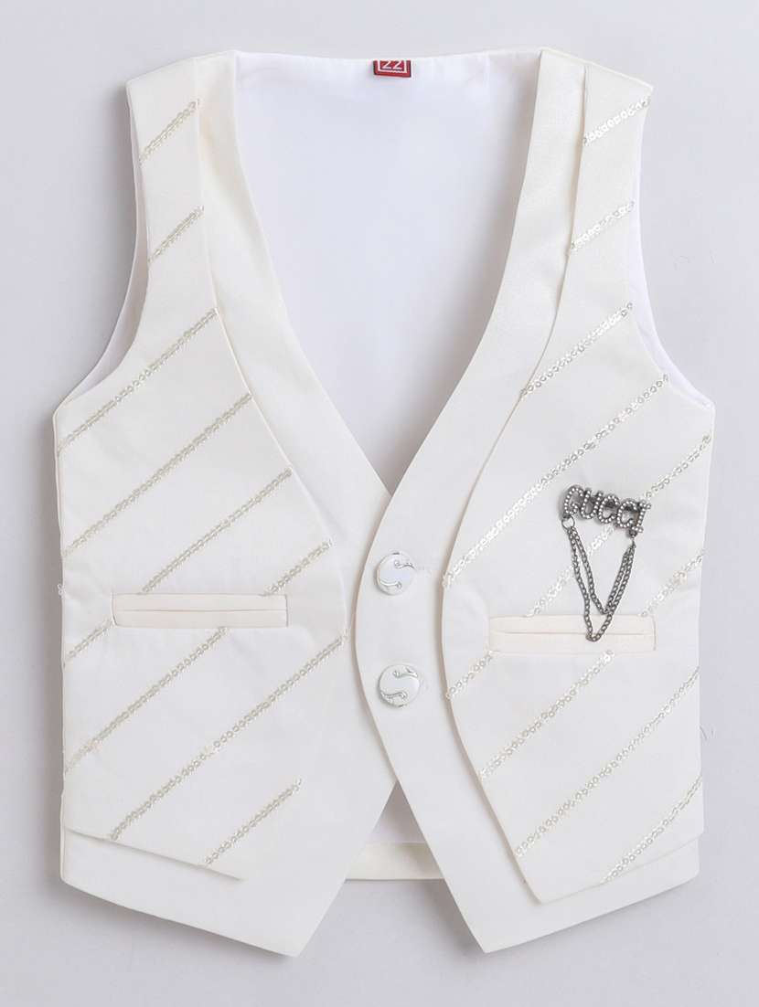 boys shirt and trouser with self designed waistcoat set - 21964443 -  Standard Image - 2