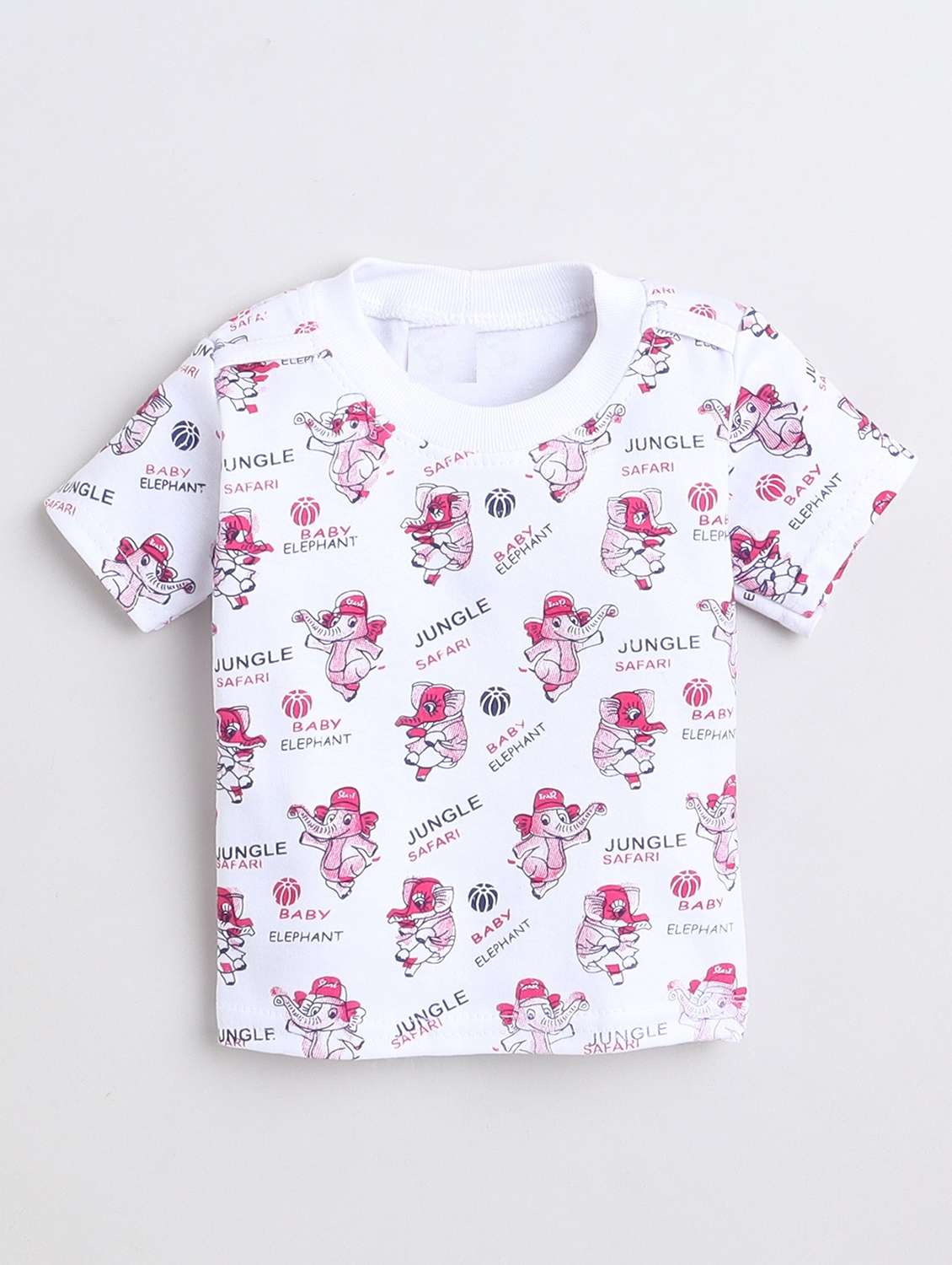 girls printed t-shirt and dungree set - 21964476 -  Standard Image - 2