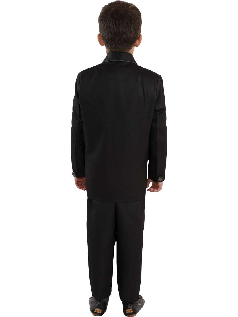 boys solid long sleeve three-piece suit set - 21964525 -  Standard Image - 2