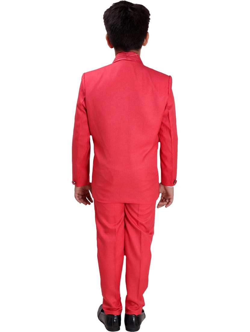 boys solid long sleeve three-piece suit set - 21964561 -  Standard Image - 2