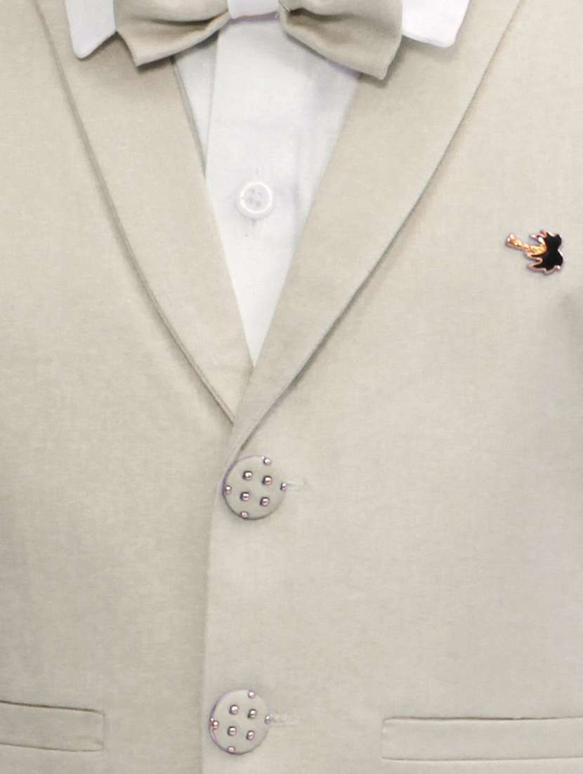 boys solid waistcoat and trouser set - 21964611 -  Standard Image - 2