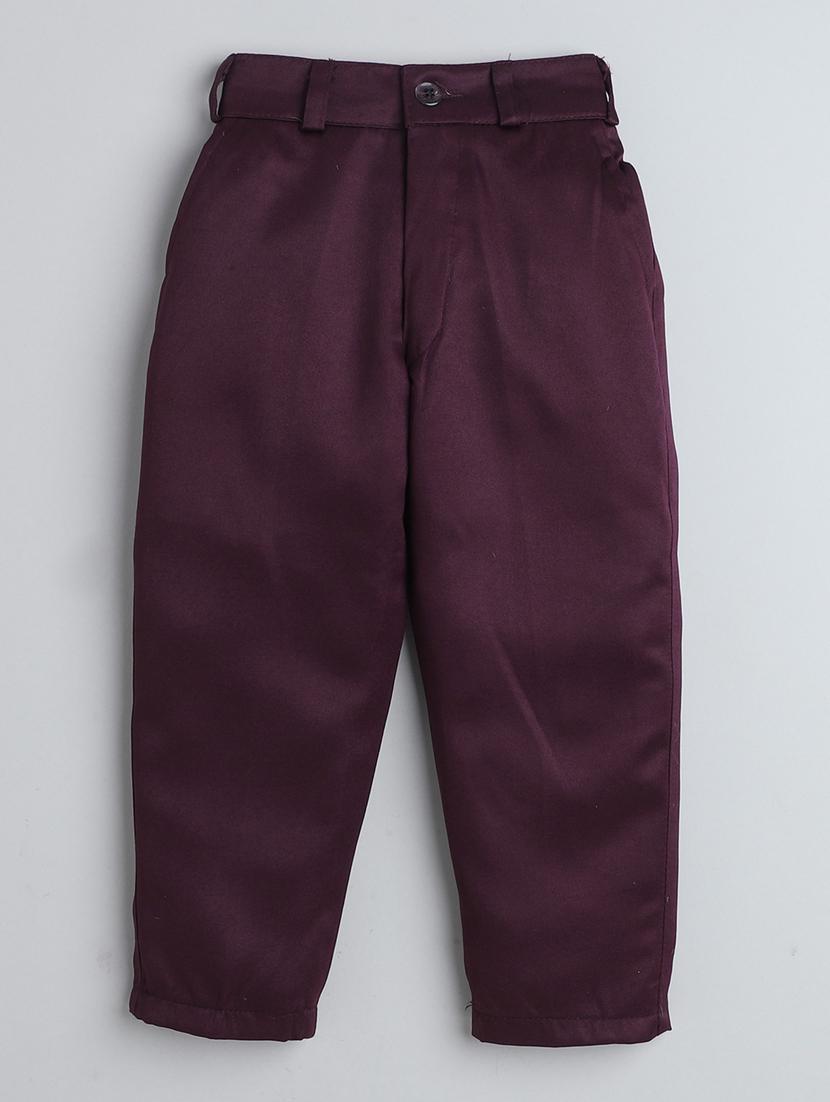 purple cotton blend suit sets twin & dungree - 21964666 - Standard Image - 2