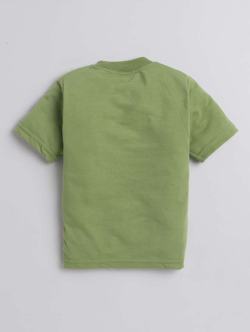 boys printed t-shirt & shorts casual wear set - 21964710 -  Standard Image - 2