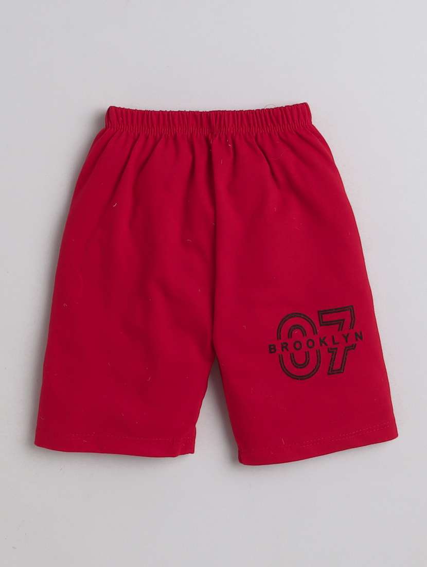 boys printed t-shirt & shorts casual wear set - 21964749 -  Standard Image - 2