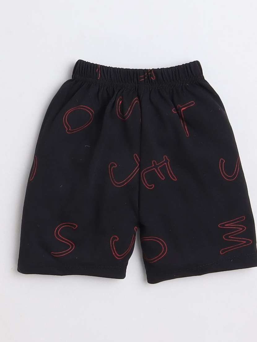 boys printed t-shirt & shorts casual wear set - 21964763 -  Standard Image - 2