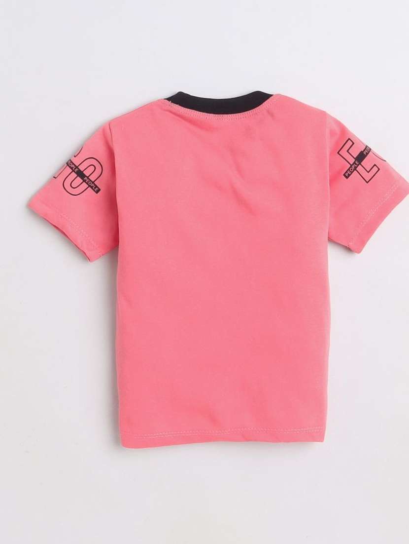 boys printed t-shirt & shorts casual wear set - 21964764 -  Standard Image - 2